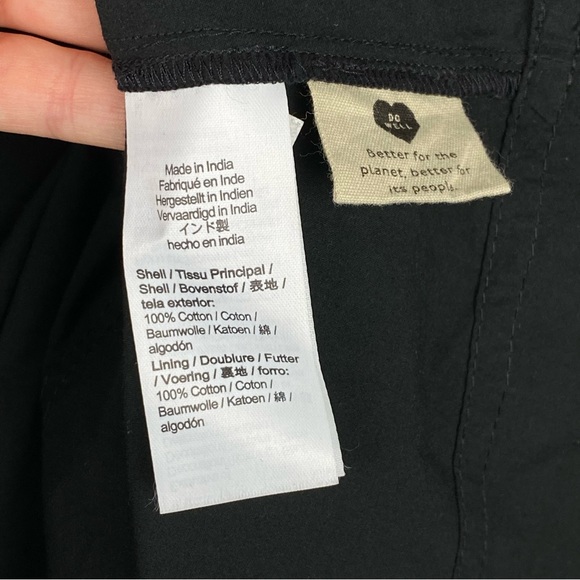 Madewell Ruffled One-Shoulder Midi Dress Black NWT - Picture 10 of 16